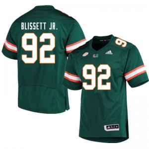 Miami Hurricanes Team-Issued #2 Green Reversible Jersey from the