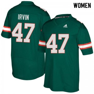 TreVonte' Citizen Men's Adidas Green Miami Hurricanes Pick-A-Player NIL Replica Football Jersey Size: Large